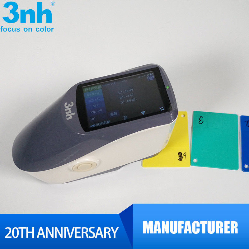 4mm Aperture Led Light Spectrometer , Plastic Hunter Lab Colour