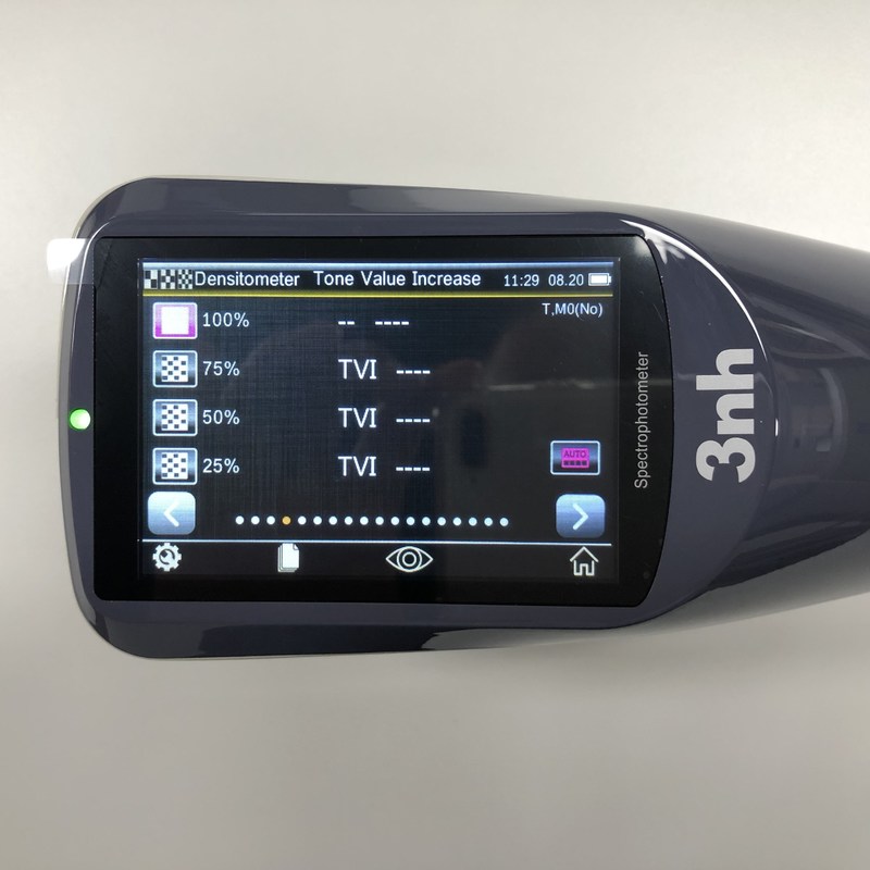 YD5010 Paint Matching Spectrophotometer Measure CMYK LAB Opacity For