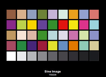 Back Focus Optical 	Resolution Test Chart SineImage YE0220 For Camera Lenses