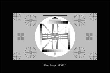 36 Sectors Camera Lens Test Chart SineImage YE0110 For Resolution / Sharpness Measurements