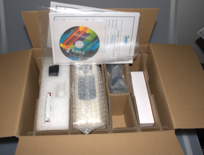 3nh Colorimeter Colour Difference Meter , Rechargeable CIE Lab Color Meter