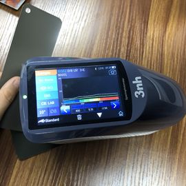 YS3060 Color Reader 3nh Spectrophotometer Checking Color Values Of Pre Painted Dry Aluminum Surface