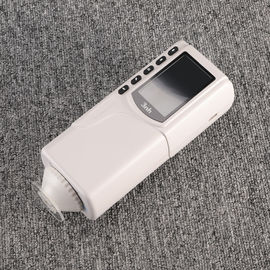 White Plastic Handheld Colorimeter , 4mm Aperture Paint Color Difference Analyzer