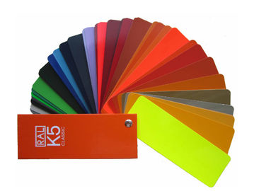 Ral K5 Paint Color Cards / Chart Paperboard Material Folded Leaflet Binding