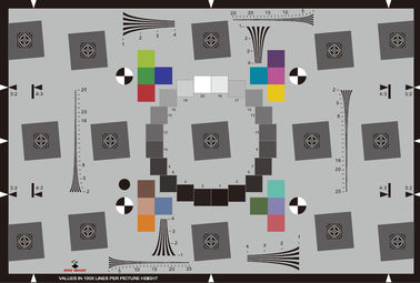 Reflective Camera Resolution Chart , Professional Camera Lens Test Chart