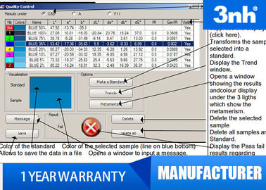 Professional 3nh Colour Matching Software 2 Correction Modes For Car Painting Industry