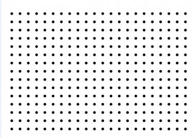 Dot Pattern Resolution Test Chart Testing Chromatic Aberration / SMIA TV Distortion