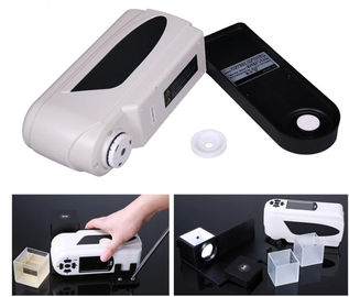 Handheld 3nh Colorimeter , NR200 CIE Lab Color Meter For Food Plastic Paint Textile