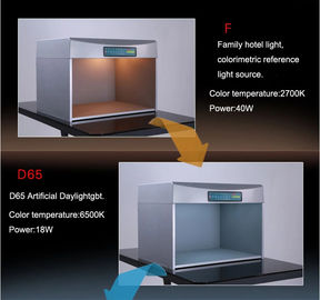 695x552x502mm Size Light Box Color Assessment Cabinet Six Light Source Long Lifespan