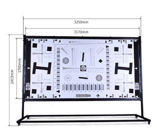 Metal Material Resolution Test Chart Bracket 7 Kinds Illuminants Customizable