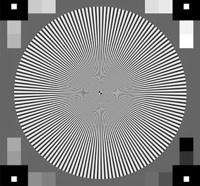TE253 Digital Camera Resolution Chart 0-1 Reflective Rate For Self Calibration