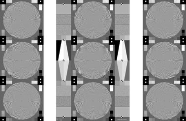 TE253 Digital Camera Resolution Chart 0-1 Reflective Rate For Self Calibration