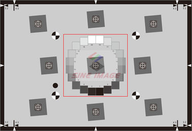 Low Contrast Sfr Digital Camera Resolution Chart Target Standard Version with light box