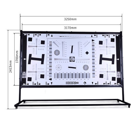 120000lux 8x ISO1233 Resolution Test Chart Bracket AC100V