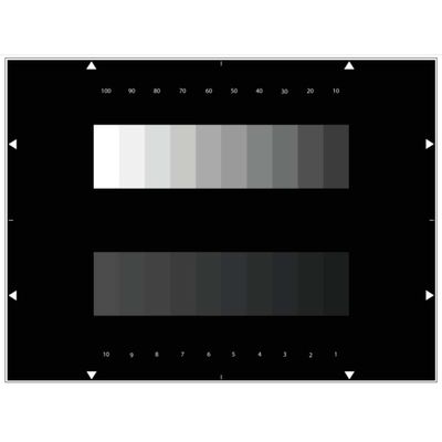 Sineimage YE0192 Saw Tooth Signal Test Chart Photographic Paper