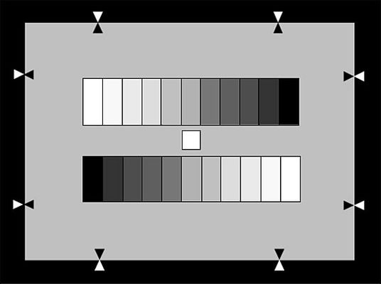 AC220V Transmissive Color Key Test Chart Sineimage YE0229 TILO