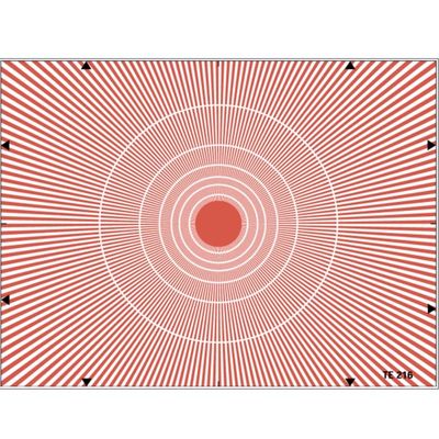 Transmissive HDTV Color Resolution Test Chart Sineimage YE0222