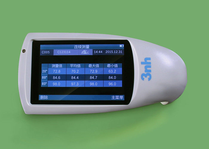 High Precision Digital Gloss Meter Tri - Angle With PC Terminal Software GQC6