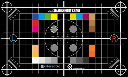 Silk / Sineimage Resolution Test Chart 3D Alignment Chart To Align ...