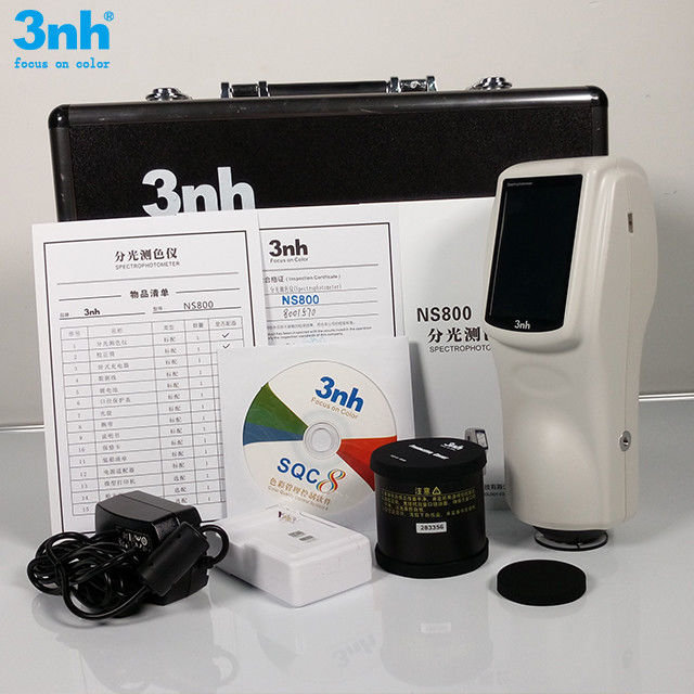 NS810 Portable Handheld Color Spectrophotometer Paint Color Units Car Scanner Spectrometer