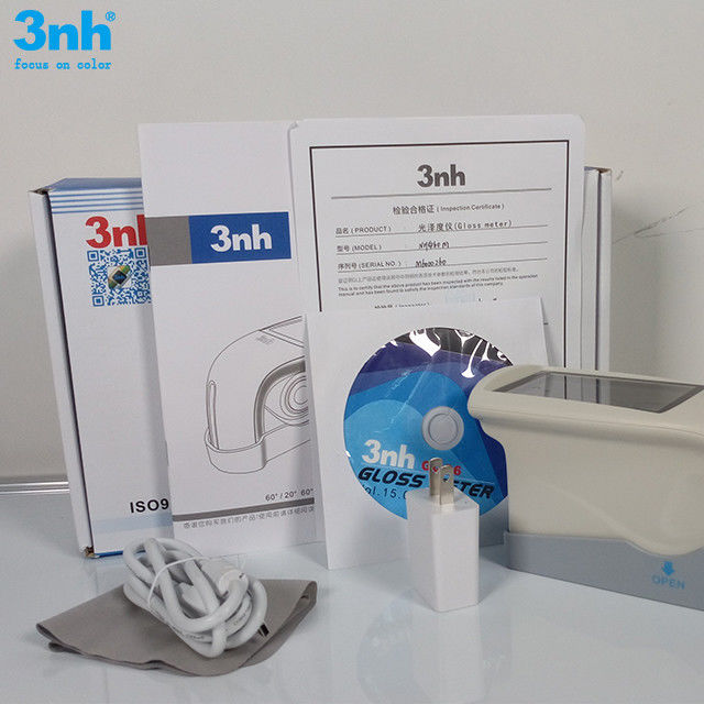 Small Aperture Skin Digital Gloss Meter 1000gu 60 Degree NHG60M For Glossy Measurement