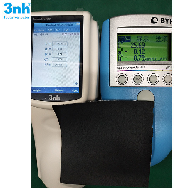Color Testing Instrument 45°/0 Optical Geometry Silk Spectrophotometer NS800 Color Testing ...
