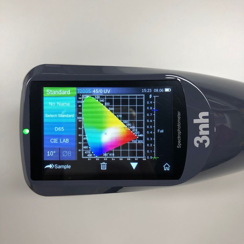 Software 3nh 0/45 Handheld Spectrophotometer	For Measuring Retroreflective Films