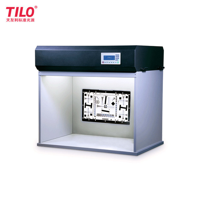 Booth Color Box Steel Color Matching Light Box , Silk Light Booth For Color Matching