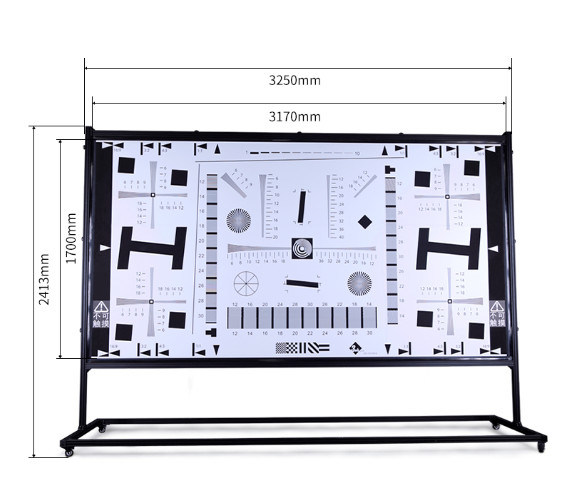 Metal Material Resolution Test Chart Bracket 7 Kinds Illuminants ...