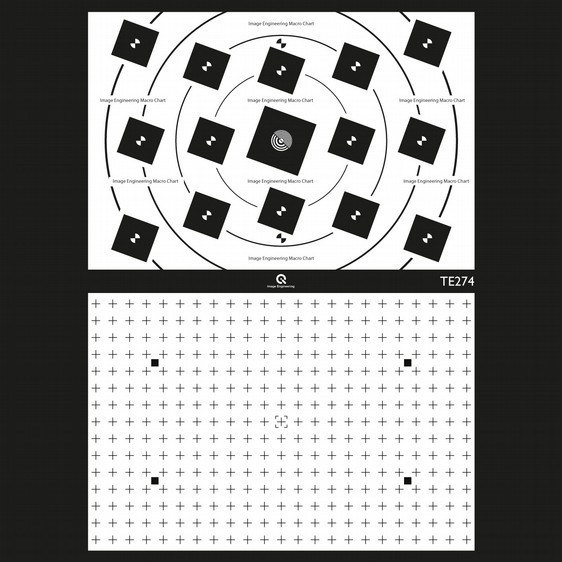 Macro Camera Lens Test Chart Reflective Resolution Distortion Of Macro ...