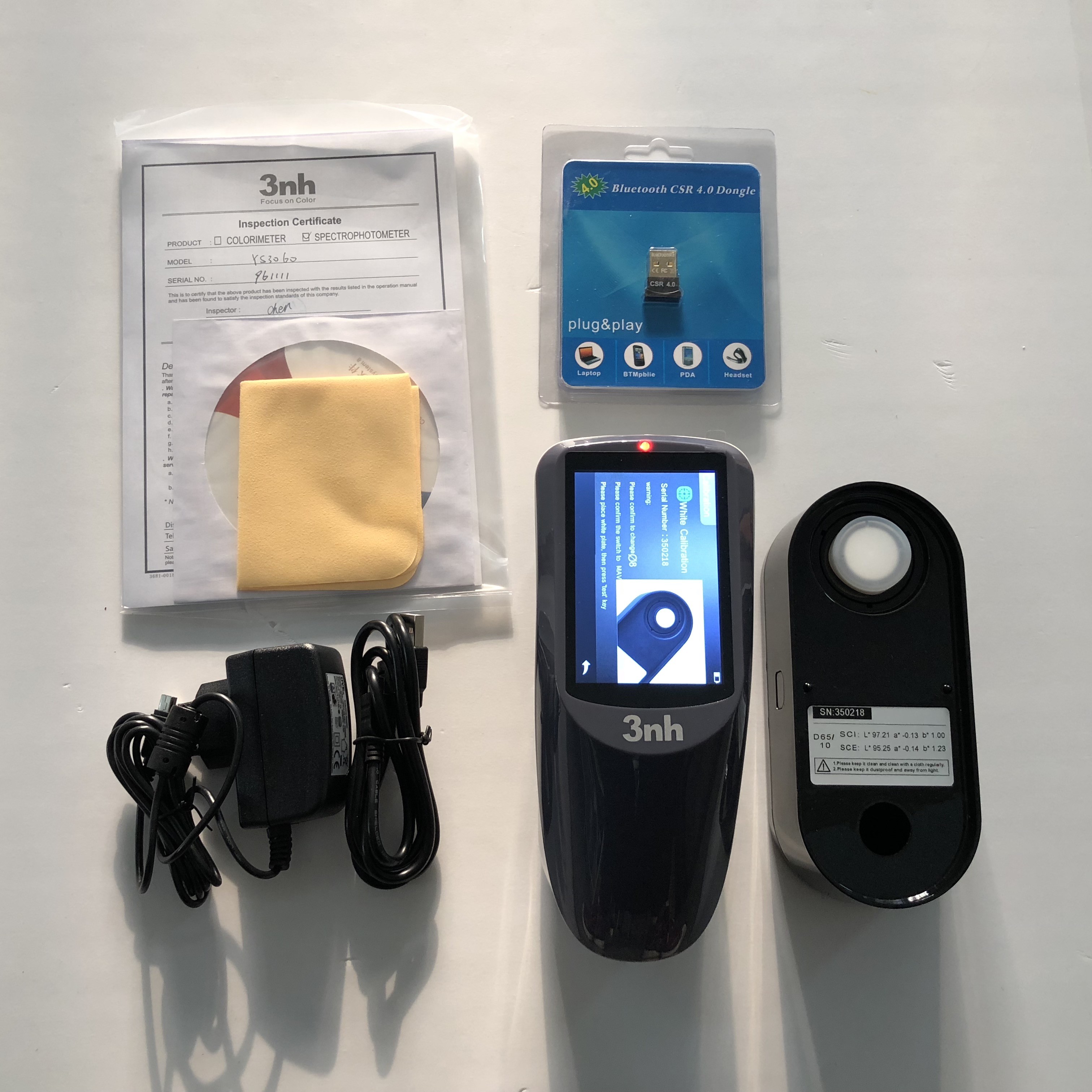 Fabric Cloth Portable Color Spectrophotometer YS3060 Color Reader