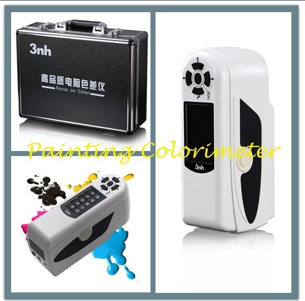 USB 3nh Colorimeter Laboratory Liquid Paste Powder Color Analyzer NH310 ...