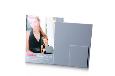 Reflective 18 Grey Card Charts High Resolution Photographic Paper By Kodak