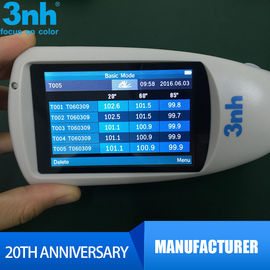 High Glossy 3nh Digital Gloss Meter Continuous Mode 160 * 75 * 90mm