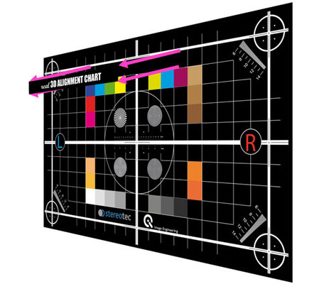 Silk / Sineimage Resolution Test Chart 3D Alignment Chart To Align ...