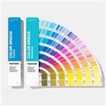 Solid Coated / Uncoated Paper Paint Color Cards 2019 Pantone GP6102A Color Bridge Guide Set