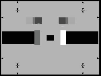 Studio Camera Line Up Resolution Test Chart Reflectance Sineimage Camera Test Equipment