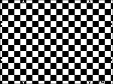 Checkerboard Distortion Resolution Test Chart Sineimage YE006 For Checking Geometry