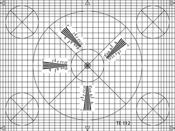 Sineimage YE0112 Grid Registration Camera Test Chart Equiped With Light Box