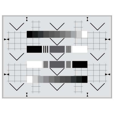 Transmissive Ikegami Camera CPU Test Chart Sineimage YE0195