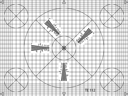 AC220V Transmissive Color Key Test Chart Sineimage YE0229 TILO