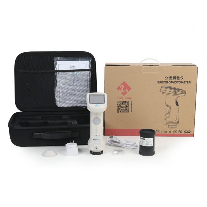 Color Testing Instrument TS7700 D/8 Handheld Colorimeter Color Test Instrument Silk With 400 ...