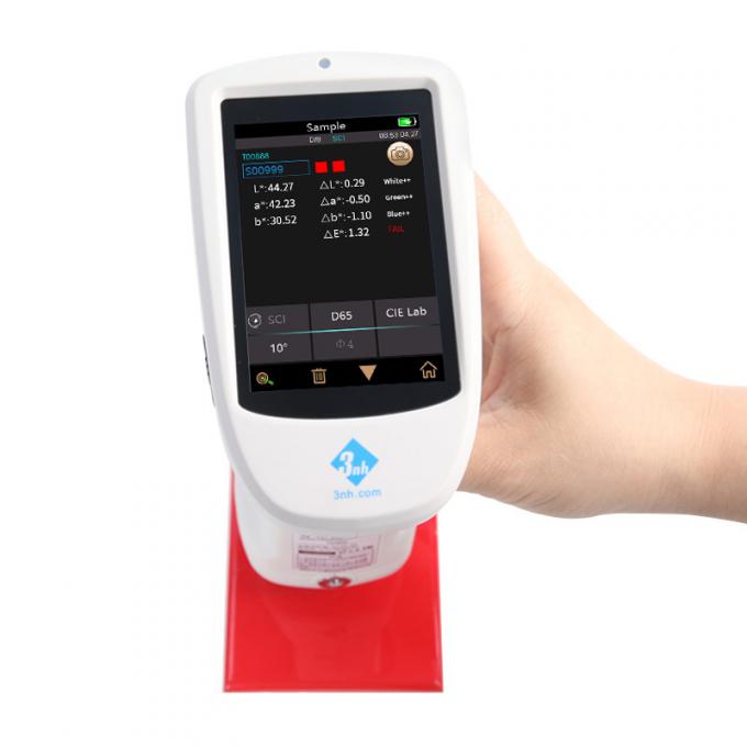 Color Testing Instrument TS7700 D/8 Handheld Colorimeter Color Test Instrument Silk With 400 ...
